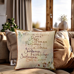 Fruit of the Spirit Throw Pillow