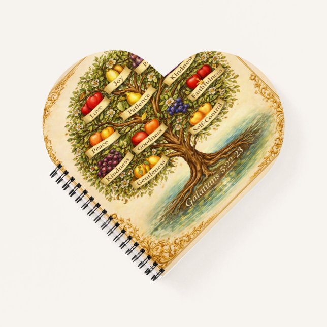 Fruit of the Spirit Tree Wall Art – Notebook (Front)