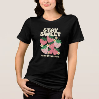 Fruit Of The Spirit With Strawberries Tri-Blend Shirt