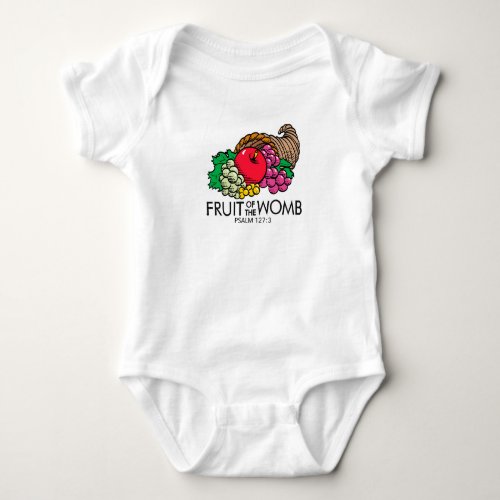 Fruit of the Womb Psalms 1273 Baby Outfit Baby Bodysuit