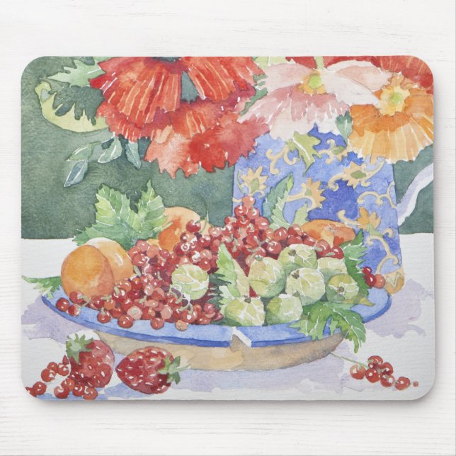 Fruit on a plate 2014 mouse pad (Front)