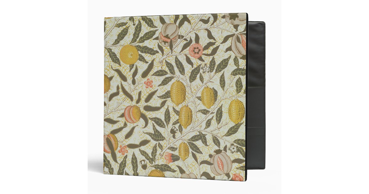 Fruit Or Pomegranate Wallpaper Design 3 Ring Binder Zazzle Com