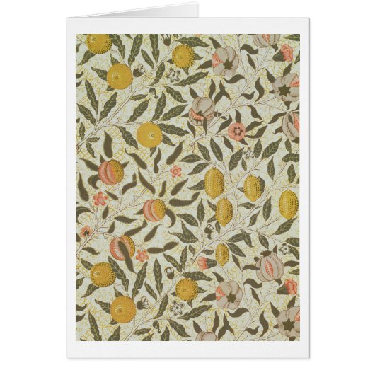 Fruit or Pomegranate wallpaper design Cards (Front)