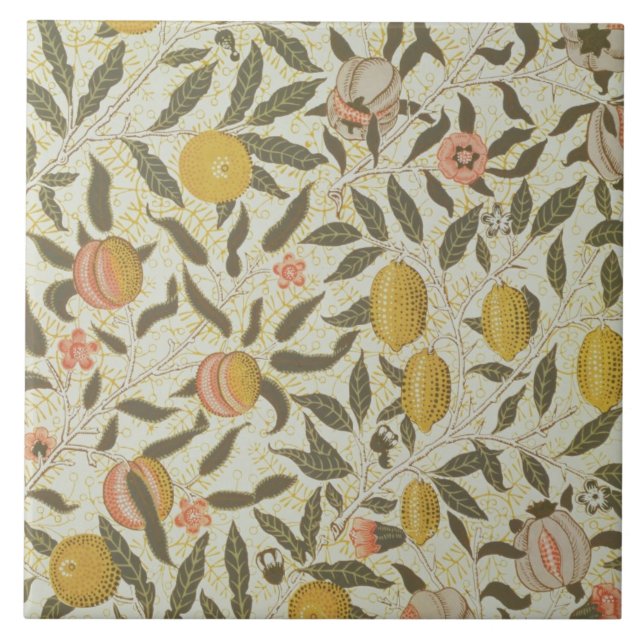 Fruit or Pomegranate wallpaper design Tile (Front)