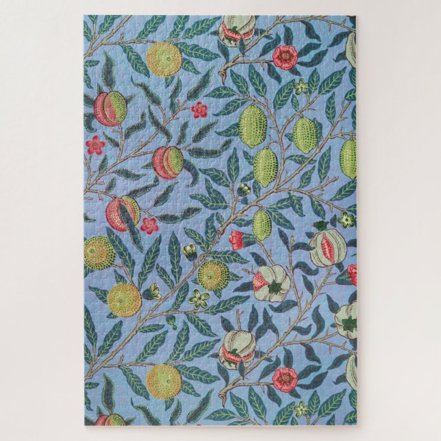 Fruit or Pomegranate William Morris Jigsaw Puzzle (Vertical)