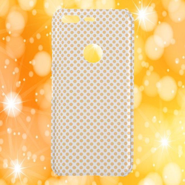 Fruit Orange Pattern Uncommon Google Pixel Case (A cute phone case with an orange pattern)
