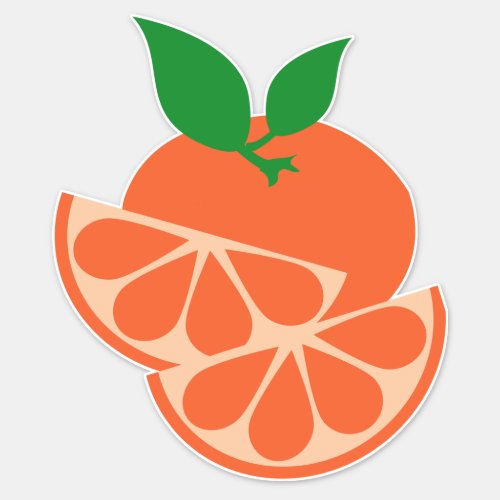 Fruit Oranges Sticker