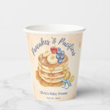 Fruit Pancakes & Pacifiers Gingham Baby Shower