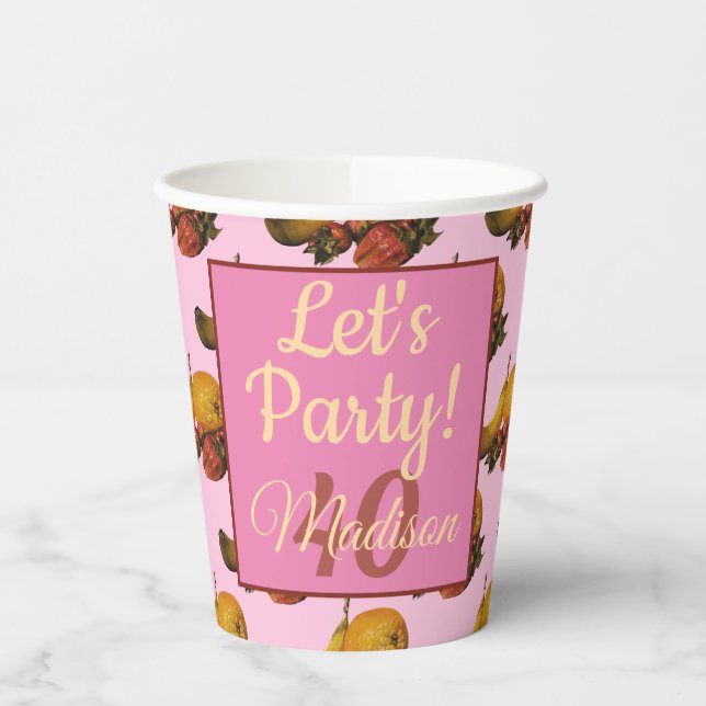 Fruit Paper Cups (Left)