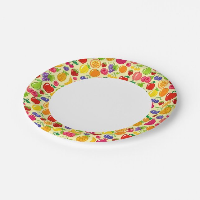 Fruit Paper Plates (Angled)