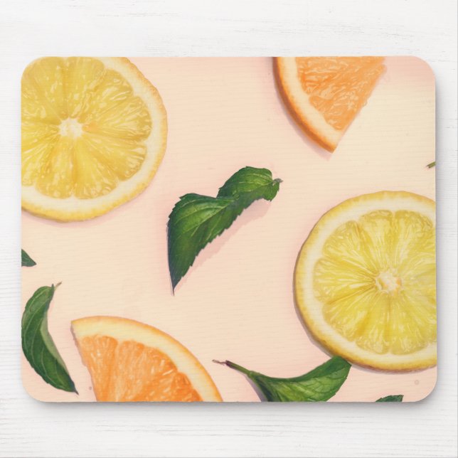 Fruit pastel pattern mouse pad (Front)