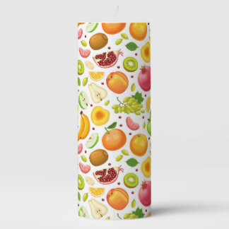 Fruit Patch Pillar Candle