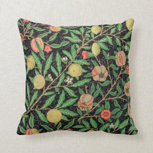 Fruit pattern (1862) By William Morris Throw Pillow