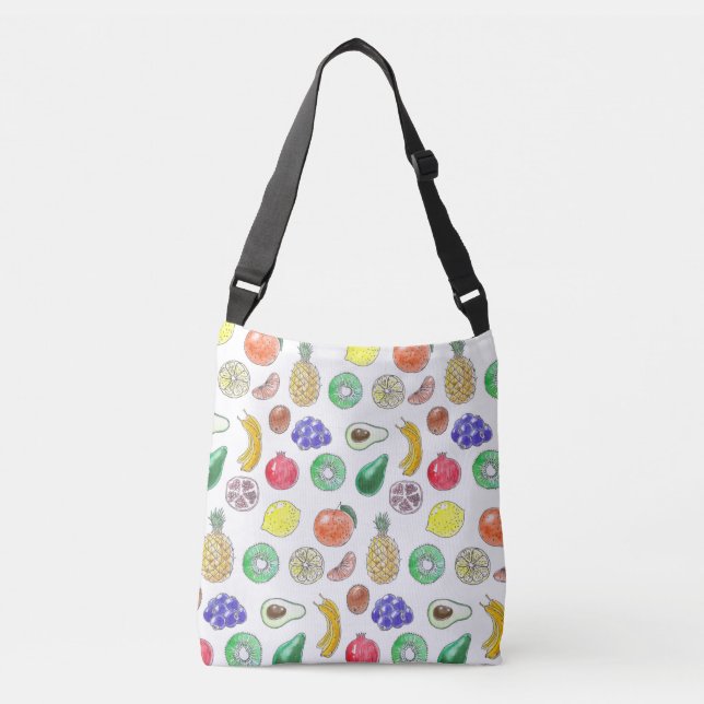 Fruit pattern crossbody bag (Front)