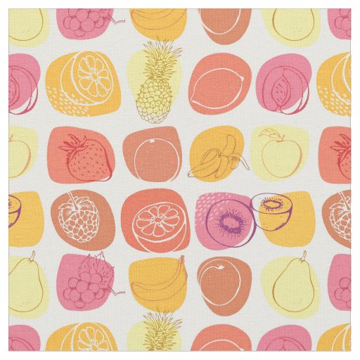 Fruit pattern fabric