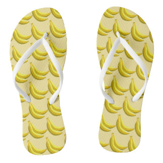 Fruit pattern flip flops