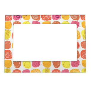 Fruit pattern magnetic picture frame