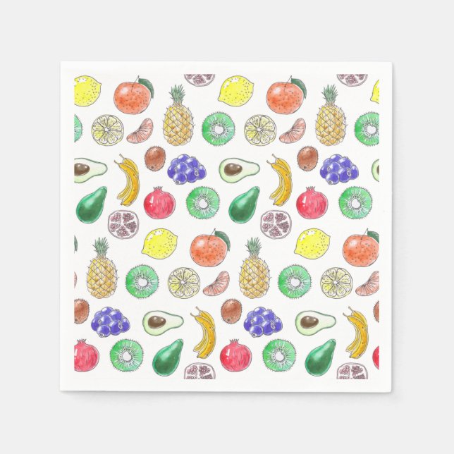 Fruit pattern napkins (Front)