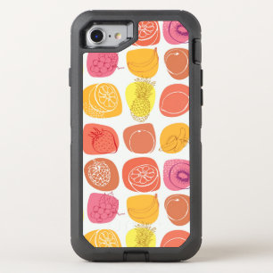Fruit pattern OtterBox defender iPhone SE/8/7 case