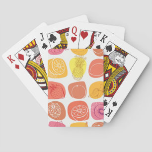 Fruit pattern poker cards