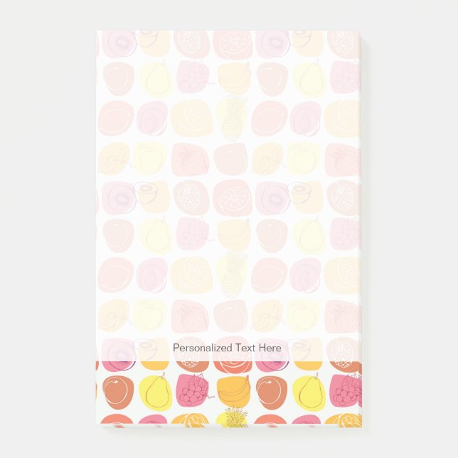Fruit pattern post-it notes (Front)