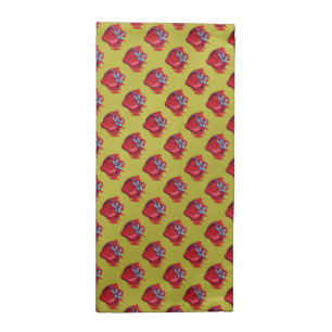Fruit Pattern Strawberries on gold Party Stuff Cloth Napkin