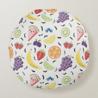 Fruit Pattern Throw Pillow