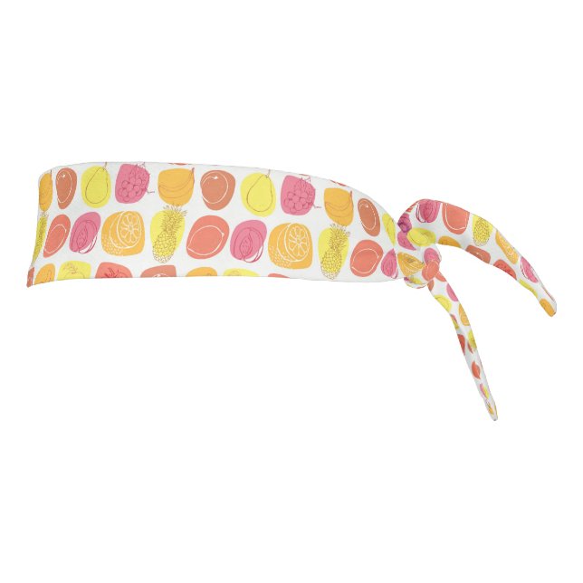 Fruit pattern tie headband (Rotate 90)