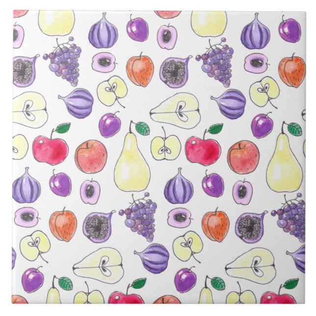 Fruit pattern tile (Front)