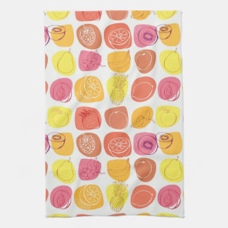 Fruit pattern towel