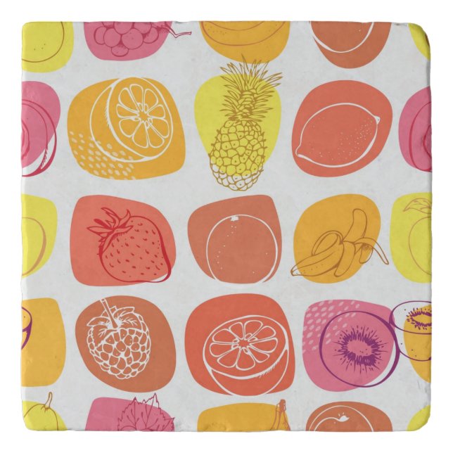 Fruit pattern trivet (Front)