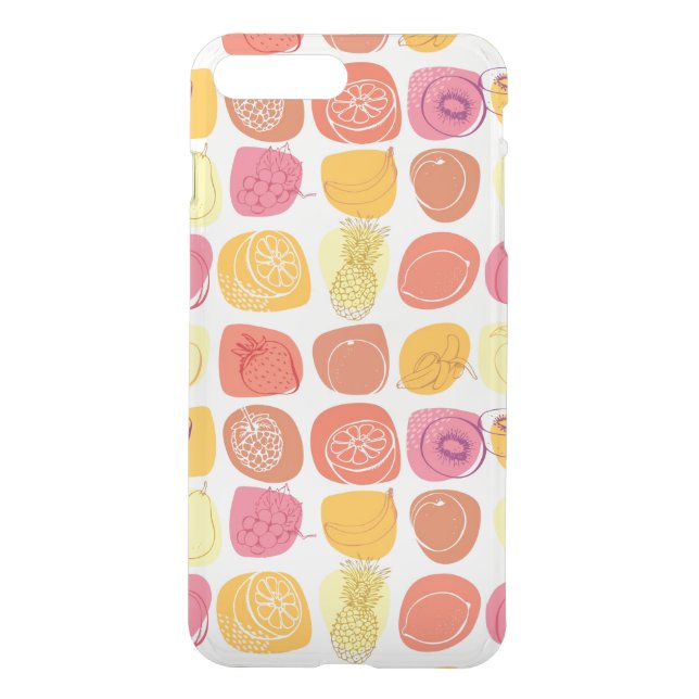 Fruit pattern uncommon iPhone case (Back)