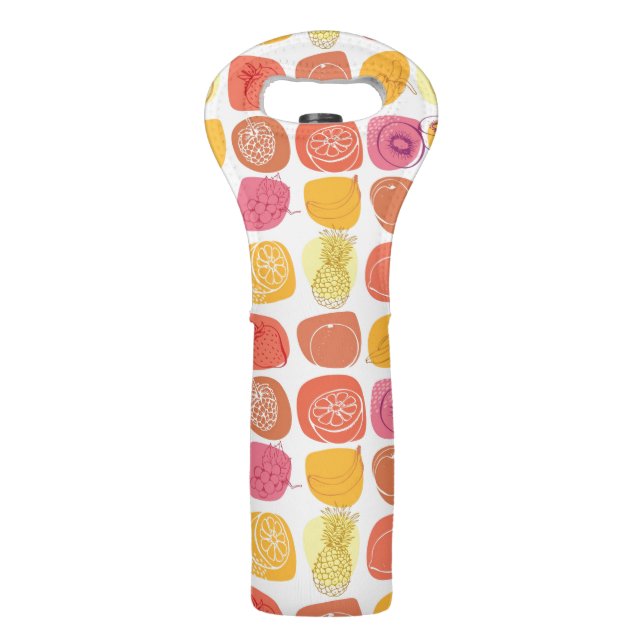 Fruit pattern wine bag (Front)