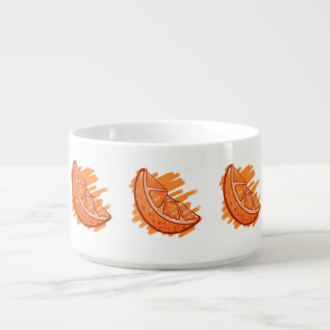 Fruit Patterns Blood Orange Gifts Bowl (Center)