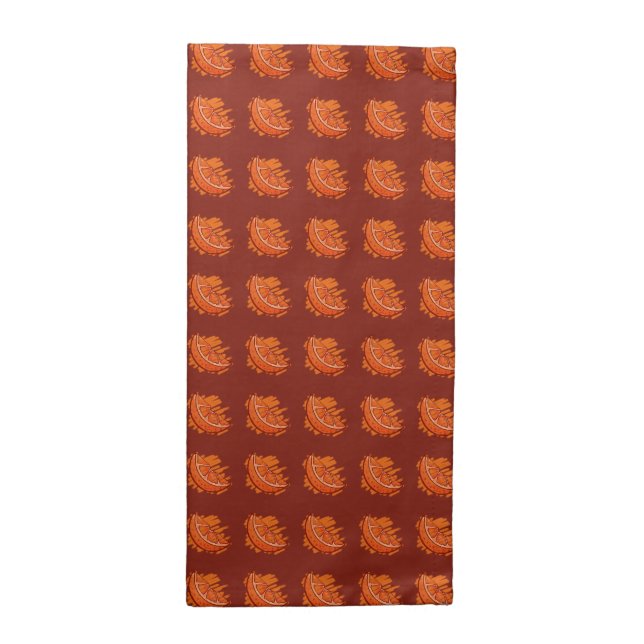 Fruit Patterns Blood Orange Gifts Cloth Napkin (Half Fold)