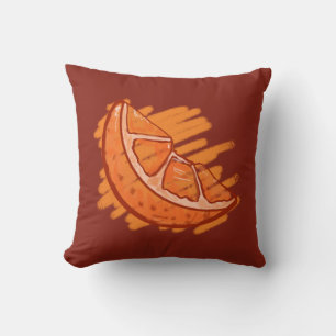 Fruit Patterns Blood Orange Gifts Throw Pillow