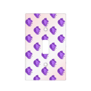 Fruit Patterns Blueberries and Cream Light Switch Cover