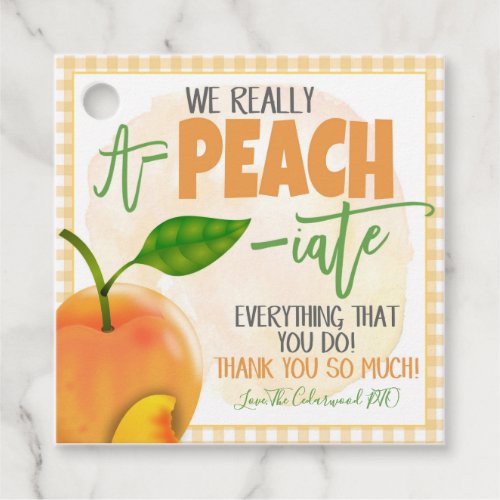 Fruit Peach Treat Label