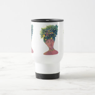 fruit portrait  travel mug