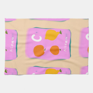 fruit print kitchen towel