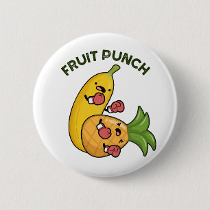 Fruit Punch Funny Drink Pun Button
