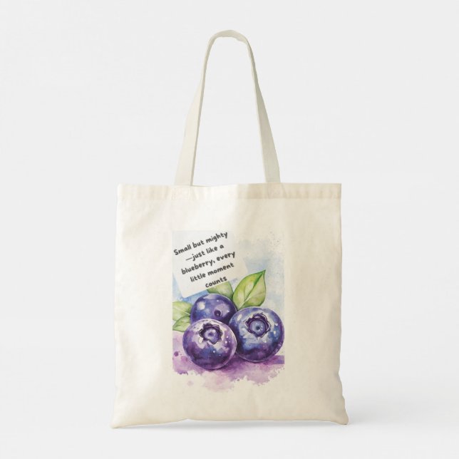 Fruit Quote Tote Bag – Fresh & Inspirational Every (Back)