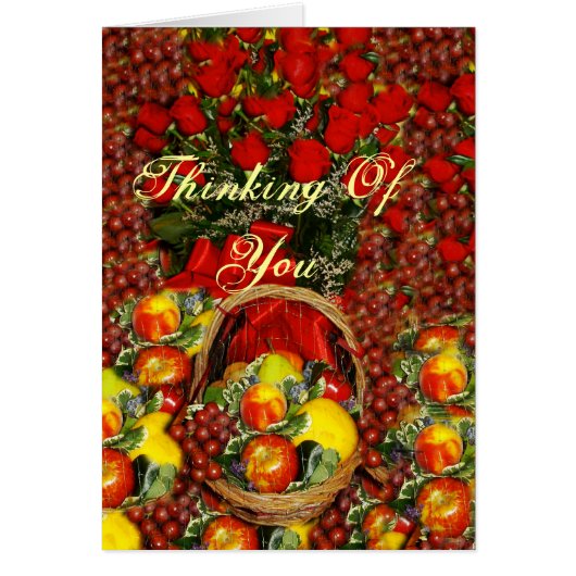 Fruit & Red Roses_ Cards (Front)