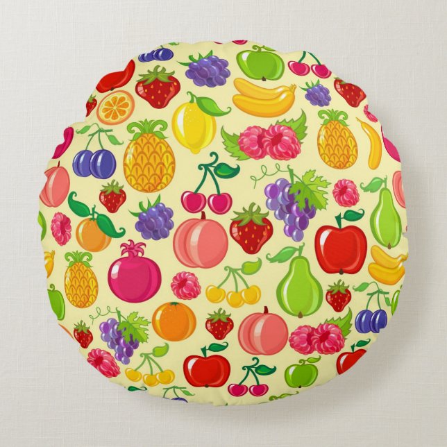 Fruit Round Pillow (Front)