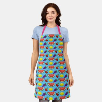 Fruit Salad All-over Print Apron by Shenanigins at Zazzle