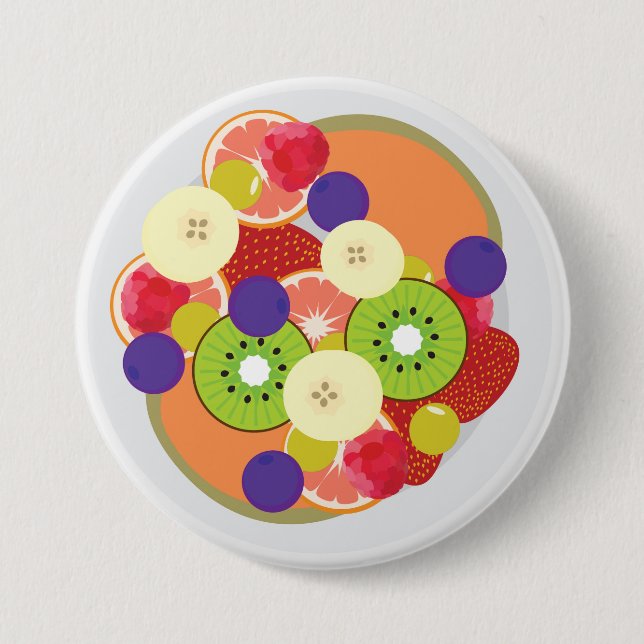 Fruit Salad Button (Front)