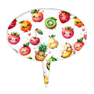 Fruit Salad Cake Topper