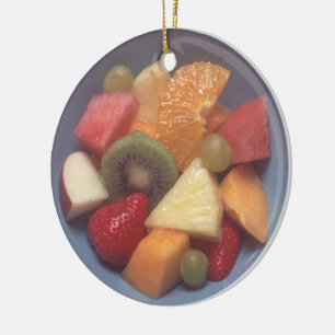 Fruit Salad Ceramic Ornament