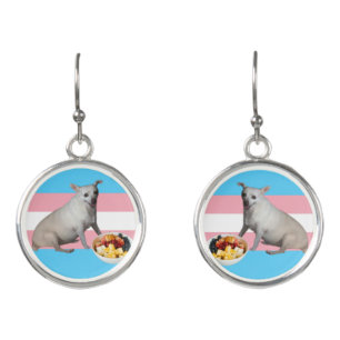 Fruit salad earrings