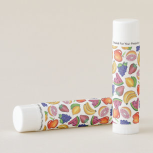 Fruit Salad Watermelon Lime Grape Strawberry Apple Lip Balm